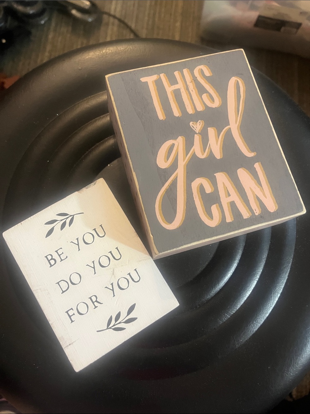 This Girl Can Inspirational Wood Sign - Be you Do you Wooden Motivational 396